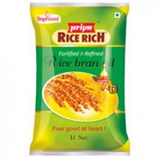 Priya Rice Rich Oil Pouch, 1 L
